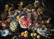 RUOPPOLO, Giovanni Battista Bodegon con frutas de Giovanni Battista Ruoppolo oil painting